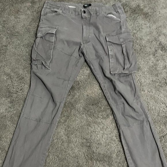 Fashion Nova Pants Grey Large Cargo Pants Poshmark